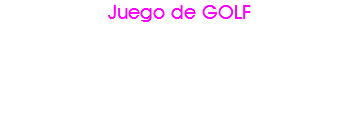 Juego de GOLF